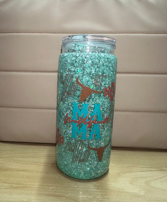 Blue Snow Globe