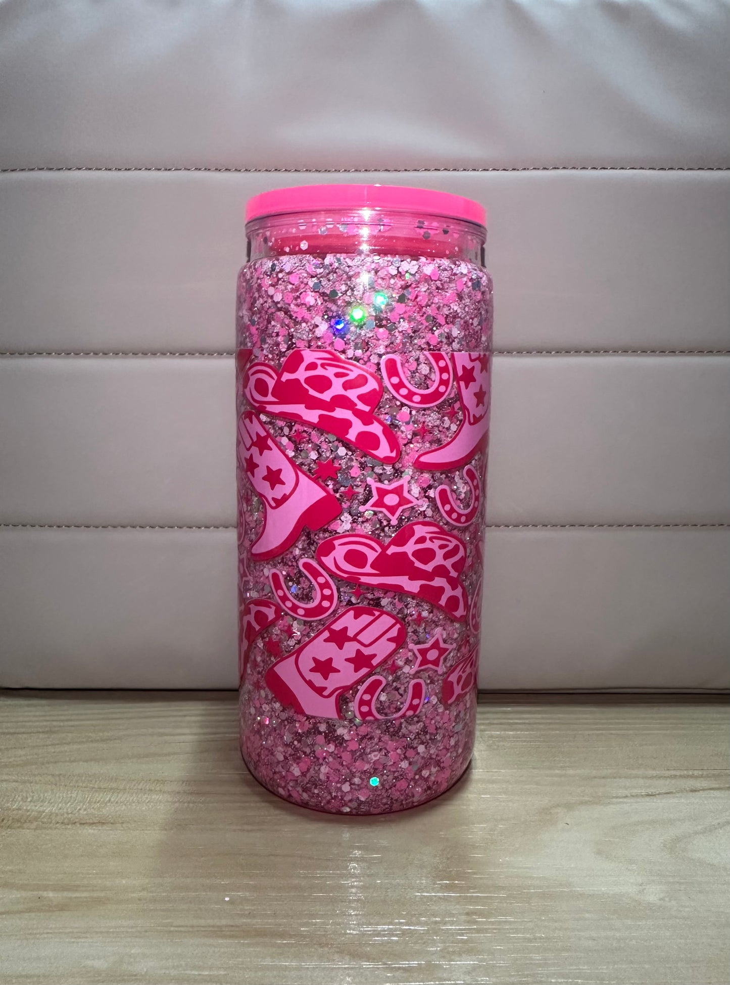 Pink Snow Globe